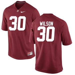 Youth Alabama Crimson Tide #30 Mack Wilson Crimson Game NCAA College Football Jersey 2403RUQM2